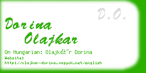 dorina olajkar business card